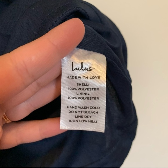 Lulu's Blue Midi Dress with Elegant Design - Picture 12 of 15